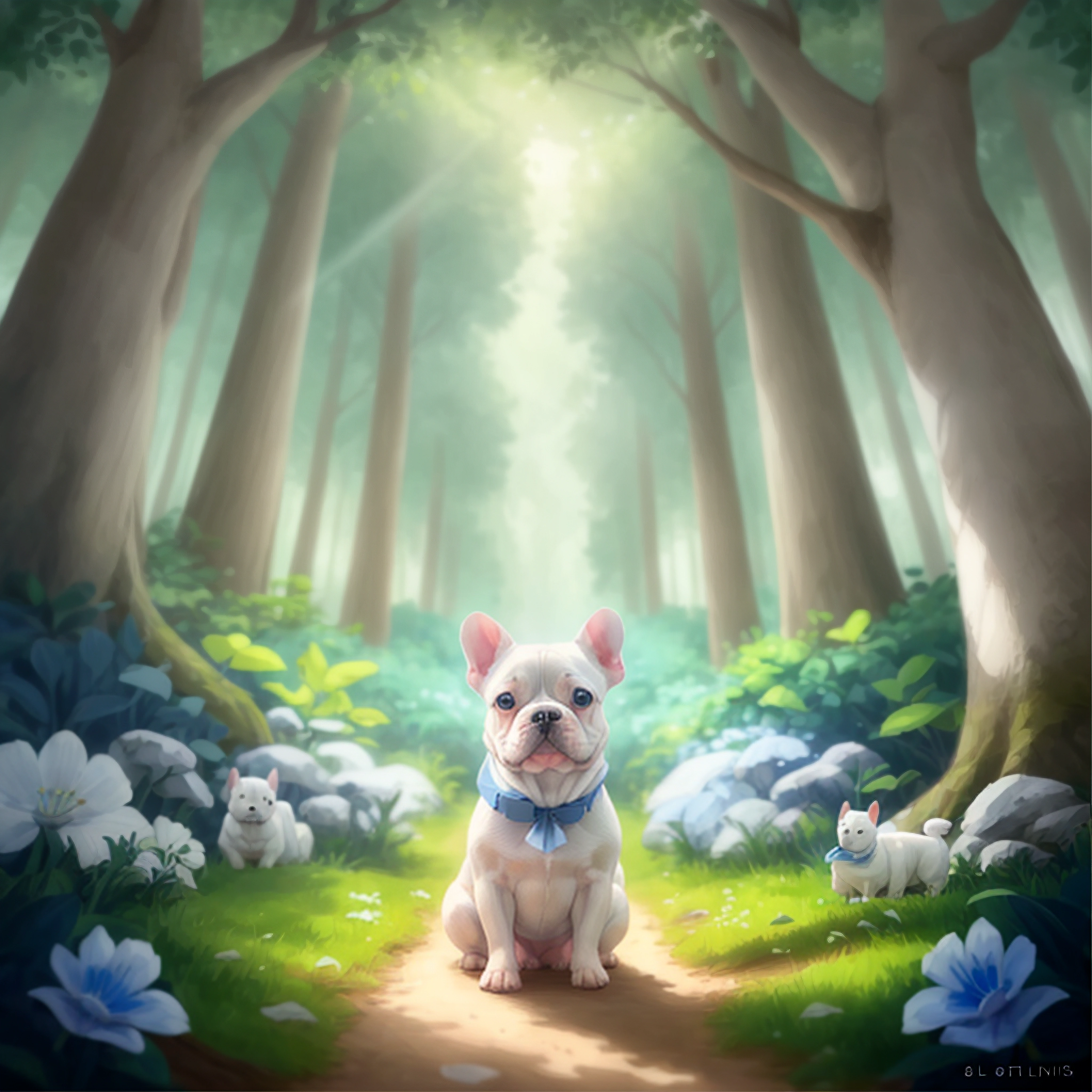 Leo's whimsical journey through the enchanted forest