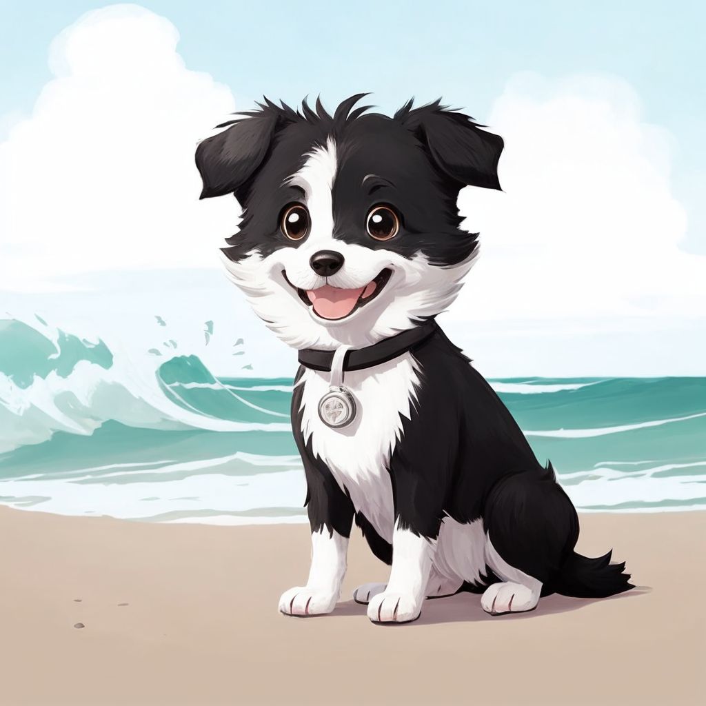 Spud Goes To The Beach