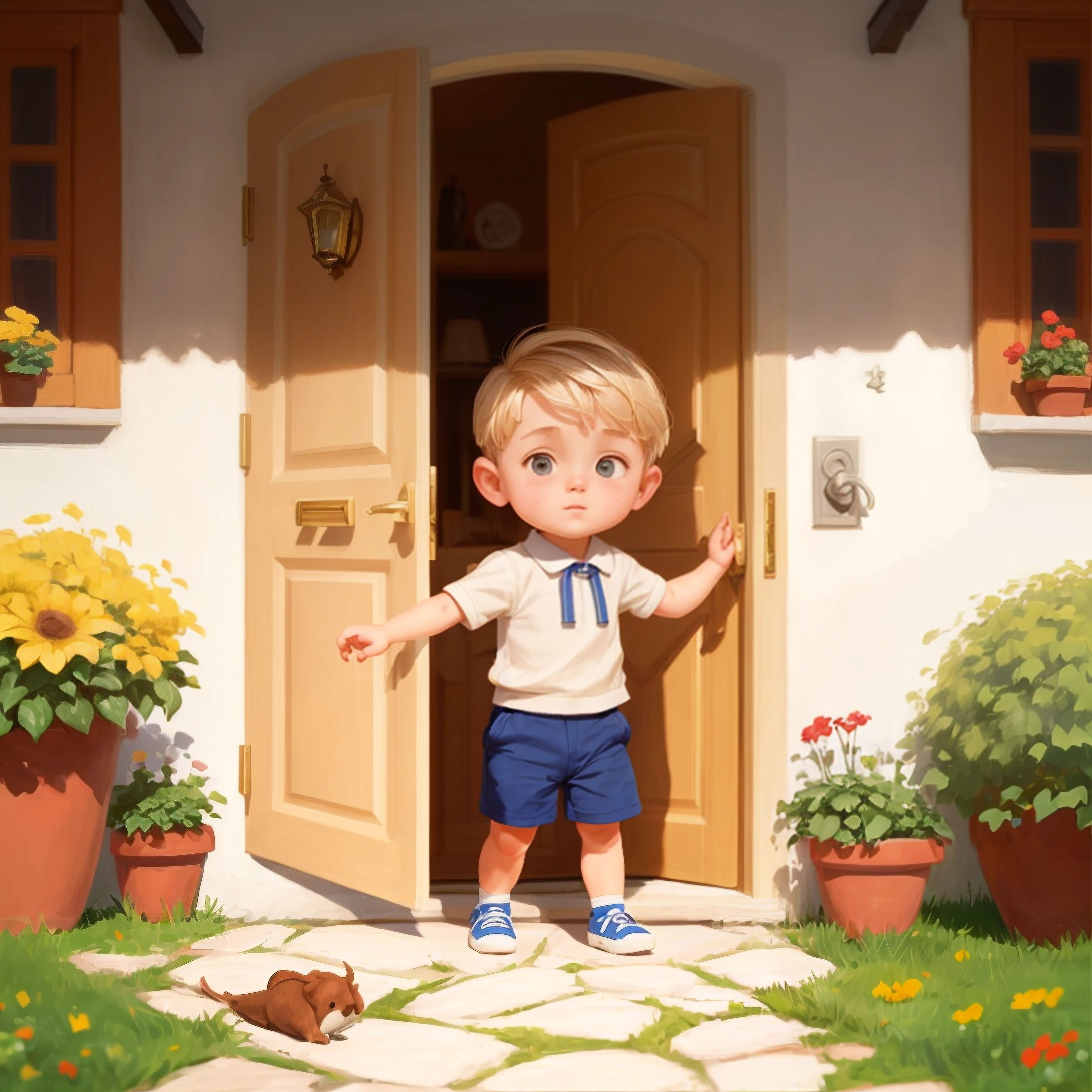 Willy's dag med farmor og farfar